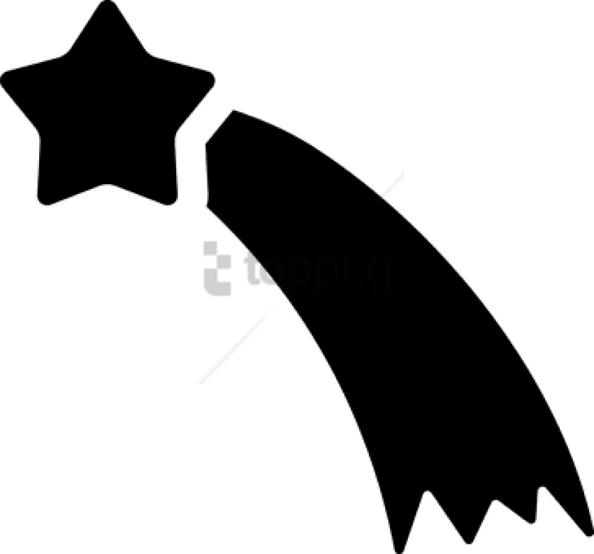 Free Png Shooting Star Star Kite Shooting Star Shoo - Shooting Star Silhouette Png (850x794), Png Download