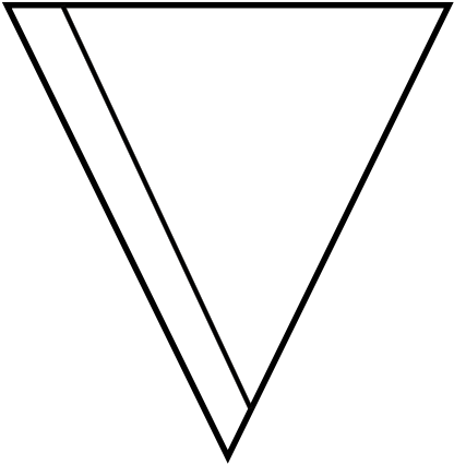 Get Notified Of Exclusive Freebies - Triangle (690x800), Png Download