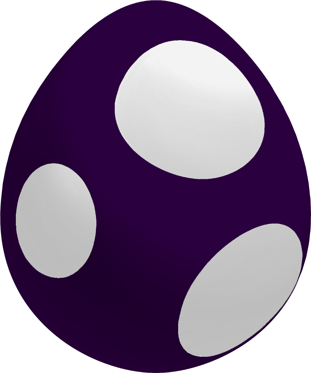 Navy Baby Yoshi Egg - Circle (1000x1199), Png Download