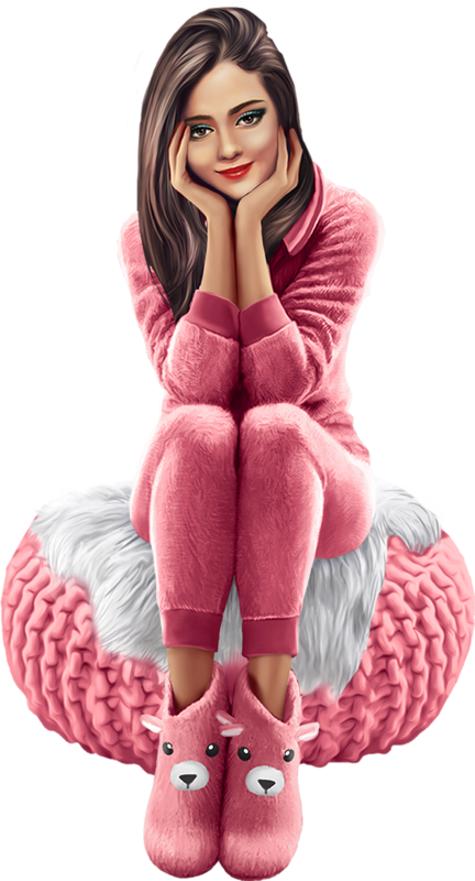 Femmes Dessin Woman - Girl (432x800), Png Download