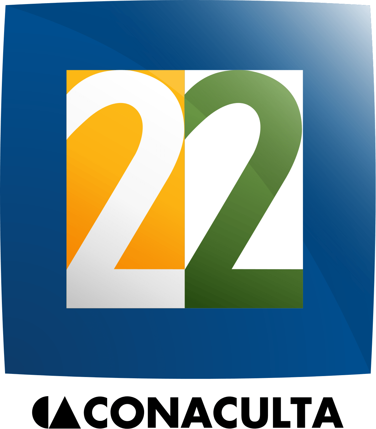 Mexican Tv Channel Logos - Canal 22 Logo Png (1200x1370), Png Download