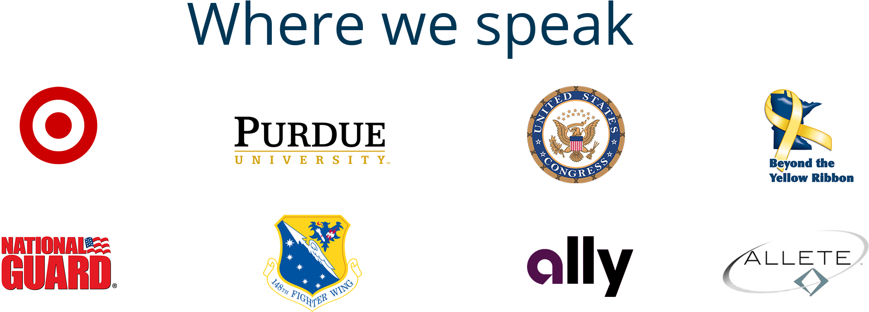 Where We Speak Logos - Purdue University (1920x694), Png Download
