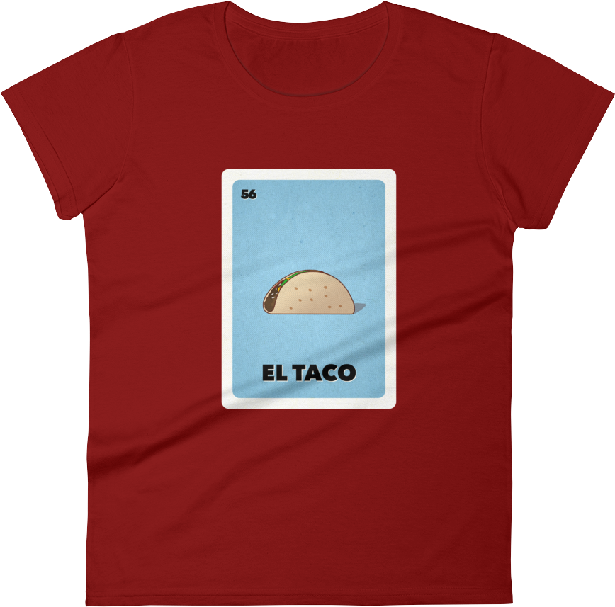 El Taco Loteria Card Shirt - Active Shirt (1000x1000), Png Download