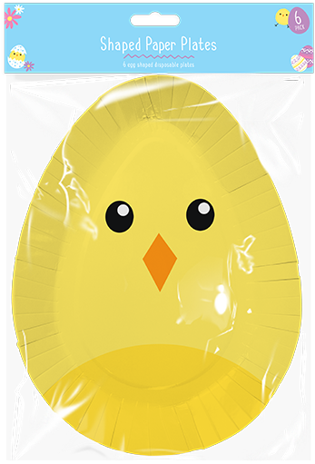 Easter Disposable Shaped Plates - Circle (800x620), Png Download