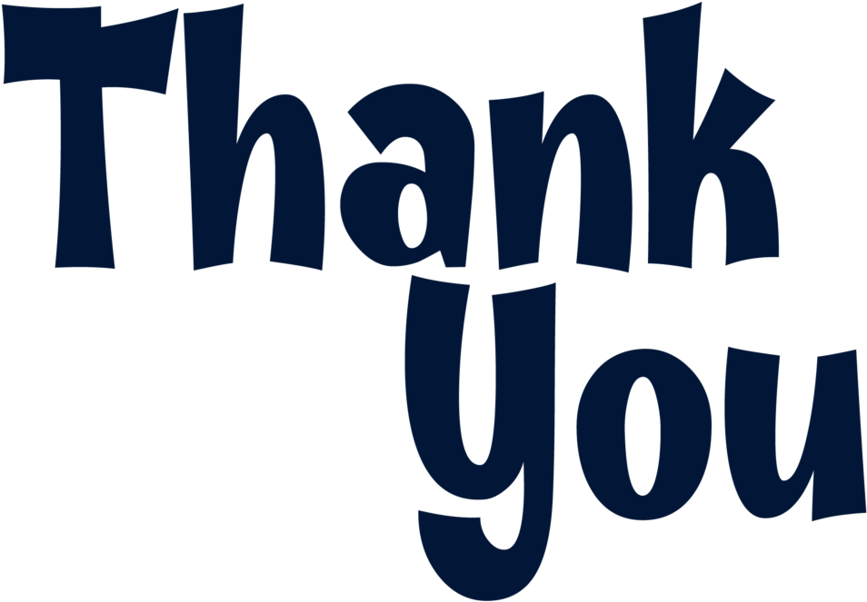 Thank You - Calligraphy (1024x731), Png Download