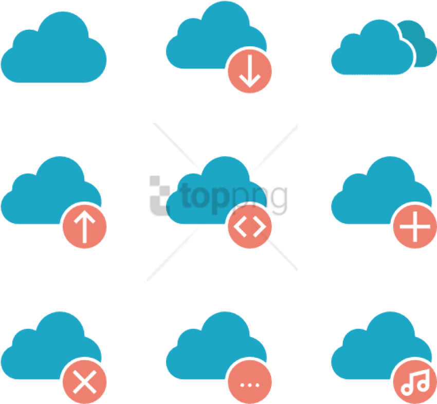 Free Png Download Icons Cloud Computing Png Images (850x786), Png Download