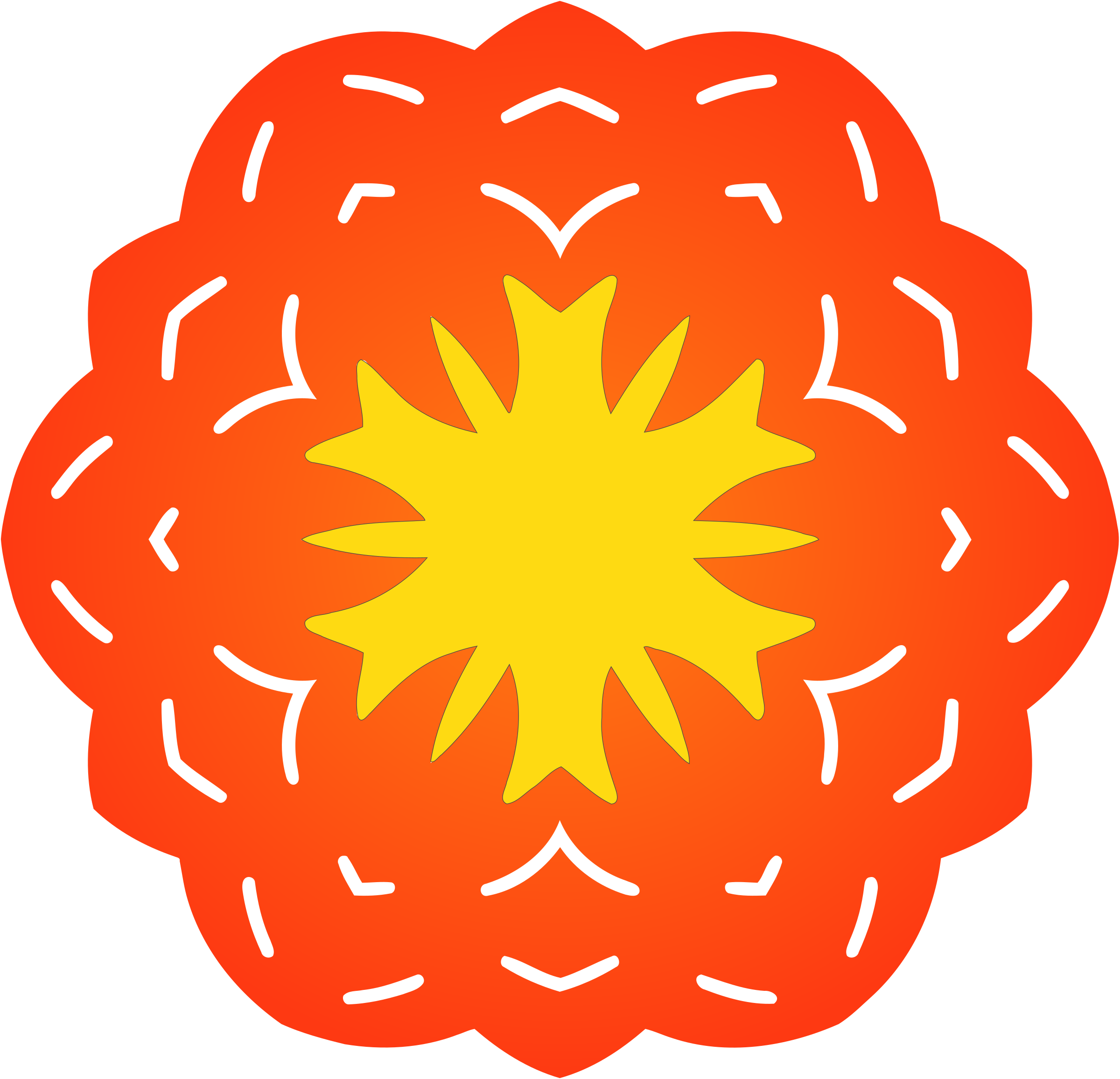 This Free Icons Png Design Of Abstract Flower 6 - Illustration (2400x2313), Png Download