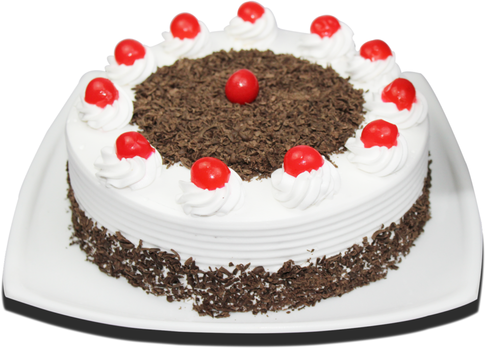 Download Hd Png Cake - Black Forest Cake Images Download PNG Image with No  Background 