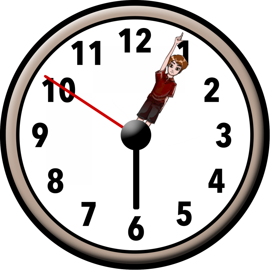 900 X 900 2 0 - 2 50 Pm On Clock (900x900), Png Download