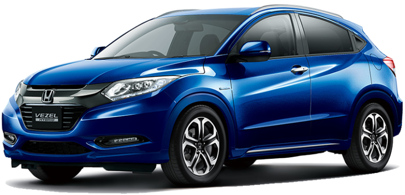 Honda - Honda Vezel Hybrid 2014 (850x413), Png Download