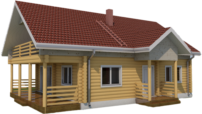 Käsitöö Palkmaja, Laftehytte, Tommerhus, Log House - Roof (768x466), Png Download