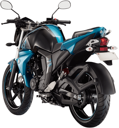 100% - Yamaha Fz Rear View (800x429), Png Download