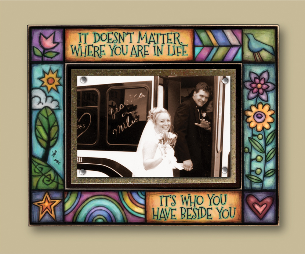 Who You Have Beside You - Picture Frame (1000x1000), Png Download