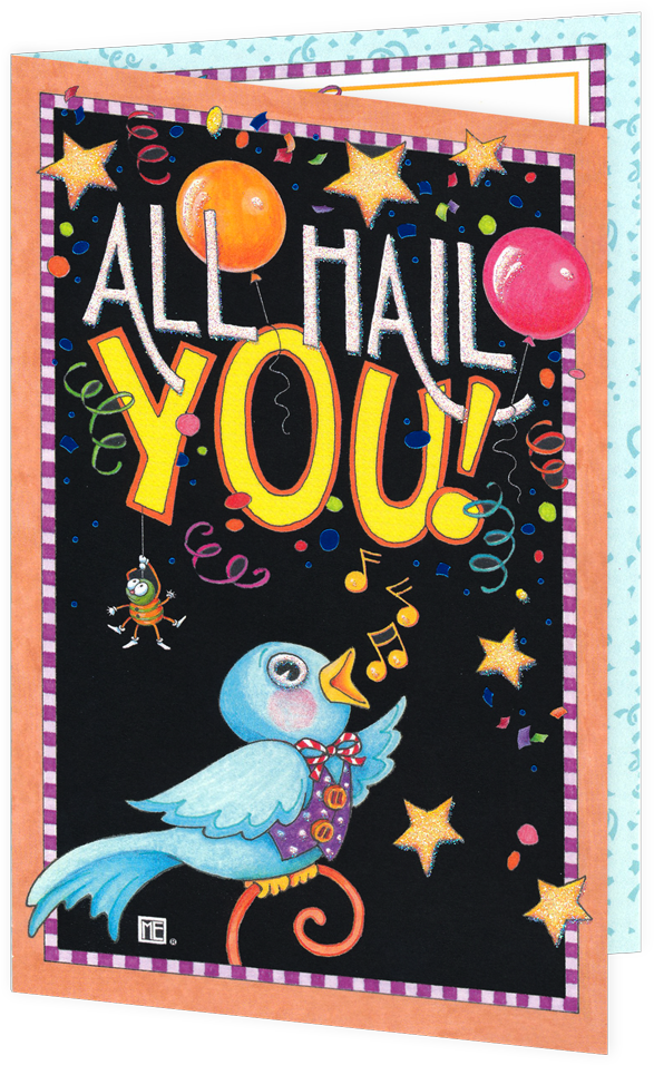 All Hail You Graduation Card - Christmas Card (1024x1024), Png Download
