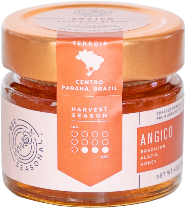 Organic Brazilian Acacia Blossom Honey - Dip (620x715), Png Download