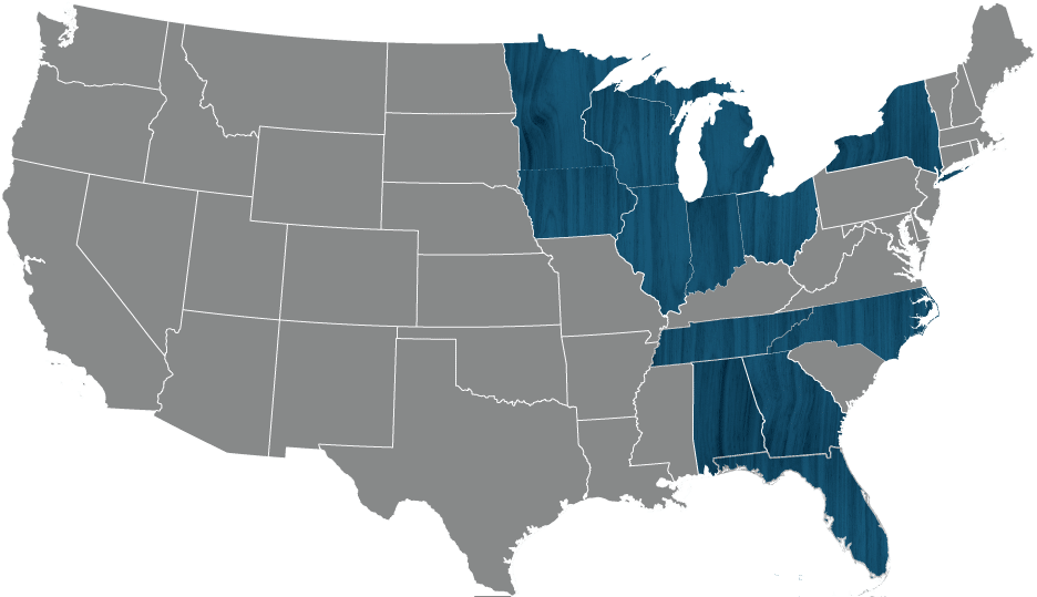 Our Portfolio - Usa Map Vector Free Download (1024x547), Png Download