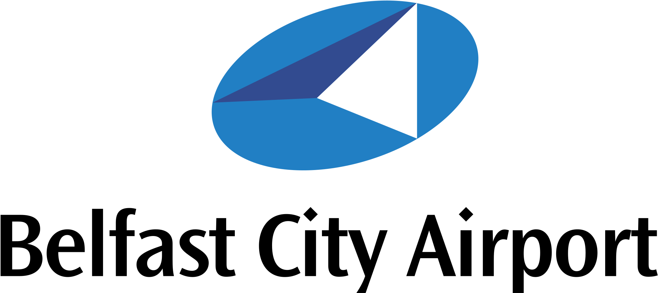 Belfast City Airport Logo Png Transparent - Graphic Design (2400x2400), Png Download