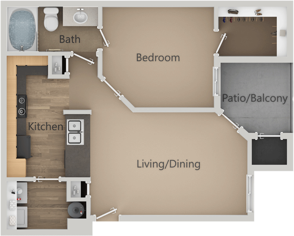1280 X 960 11 - Floor Plan (1280x960), Png Download