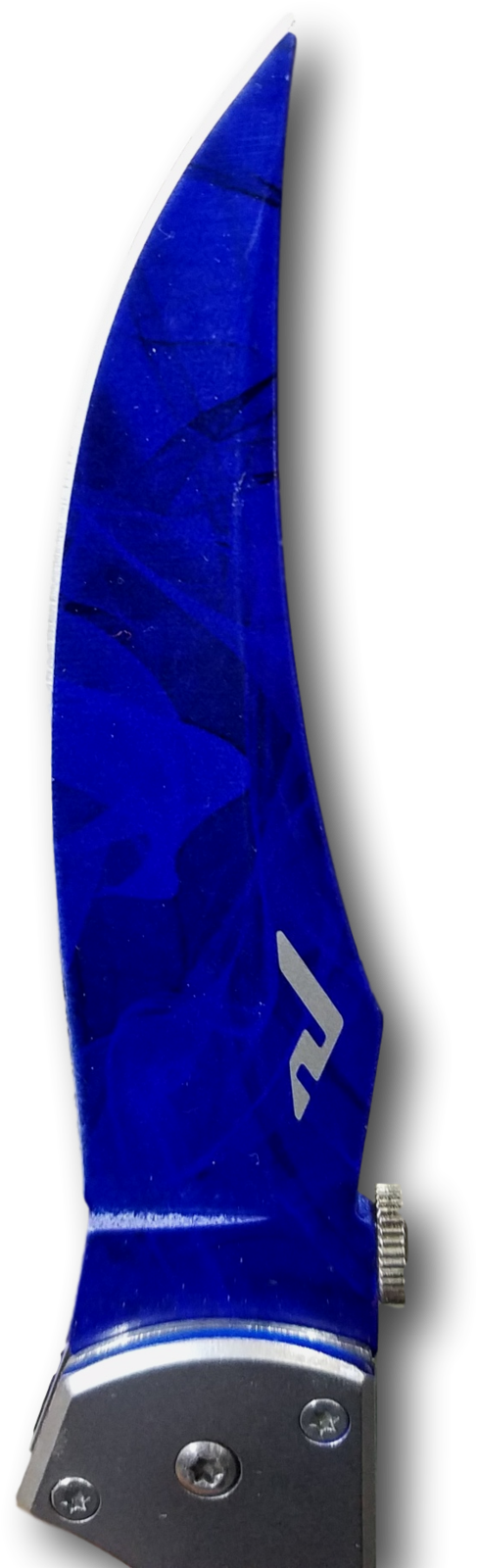 Blue Falchion Knife - Bowie Knife (1537x2048), Png Download