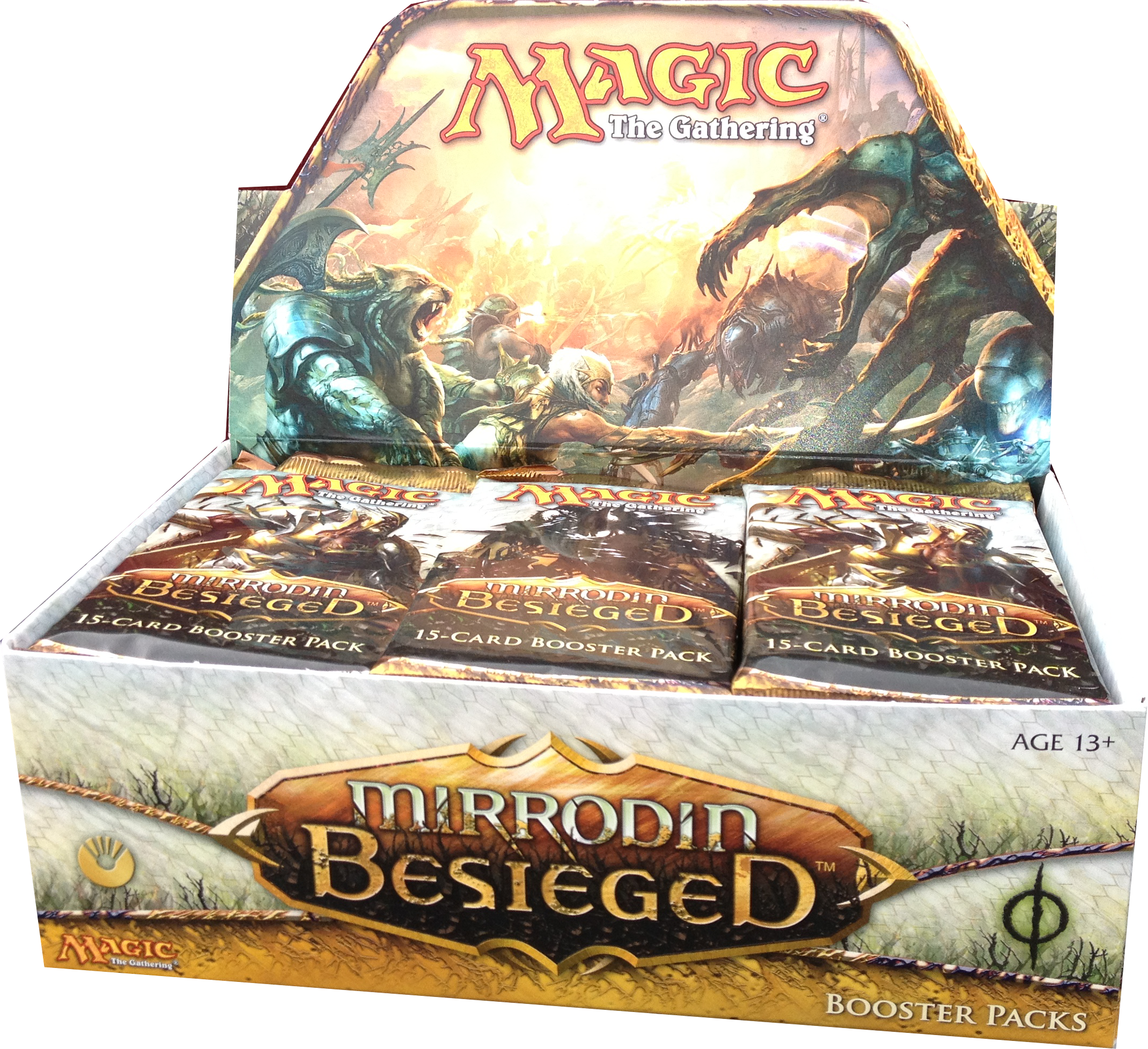 Mtg Mirrodin Besieged Booster Display Box - Pumpernickel (2140x1955), Png Download