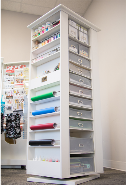 Craft Storage Cabinet - Original Scrapbox Studio Tower (600x600), Png Download