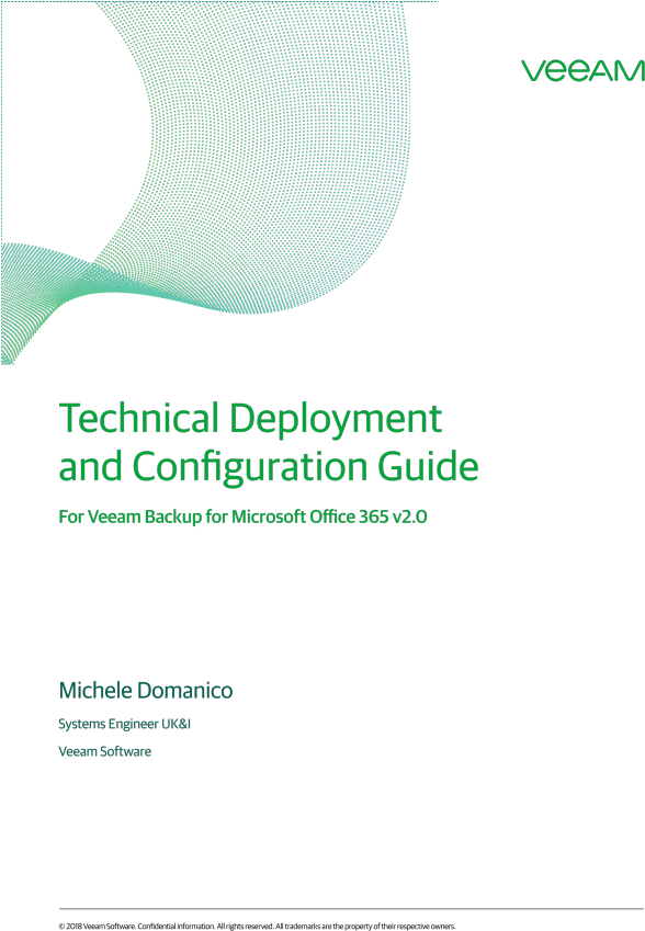 Technical Deployment And Configuration Guide For Veeam - Document (641x900), Png Download