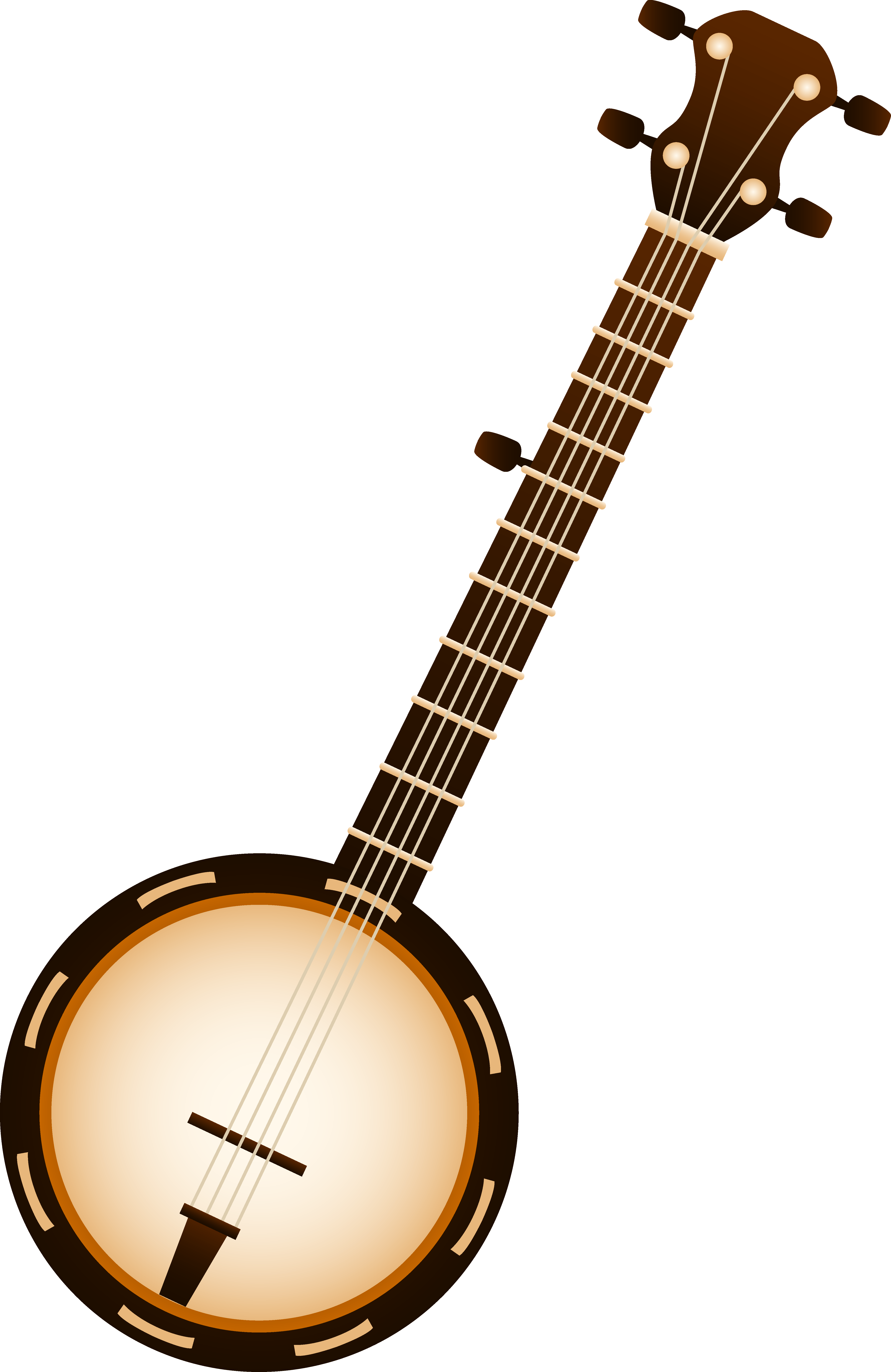 Banjo Clipart (4802x7395), Png Download