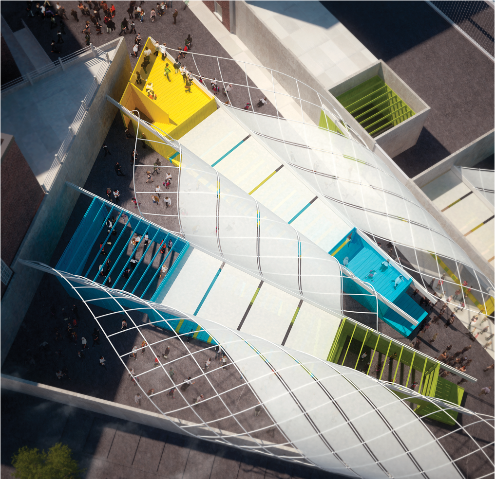 Aerial View - Cameron Wu Ps1 (1340x984), Png Download