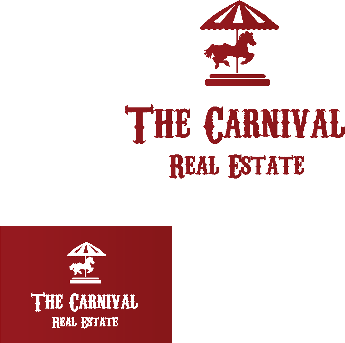 Logo Design By Nicolca37 For Carnival Real Estate - Fonts (1500x1250), Png Download