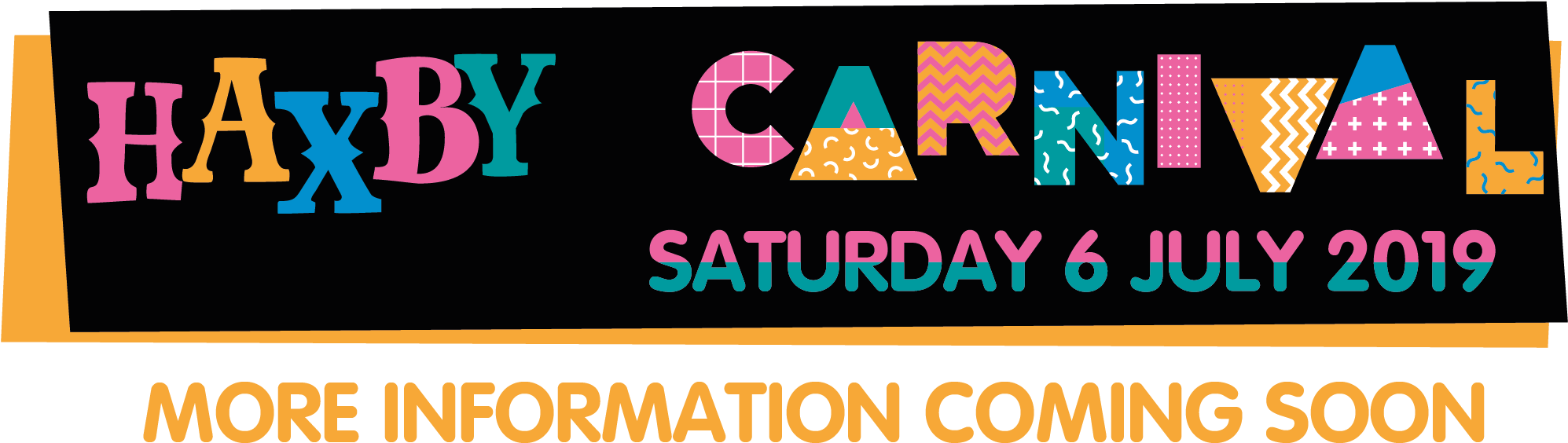 ©2019 Haxby Carnival - Graphic Design (2049x671), Png Download