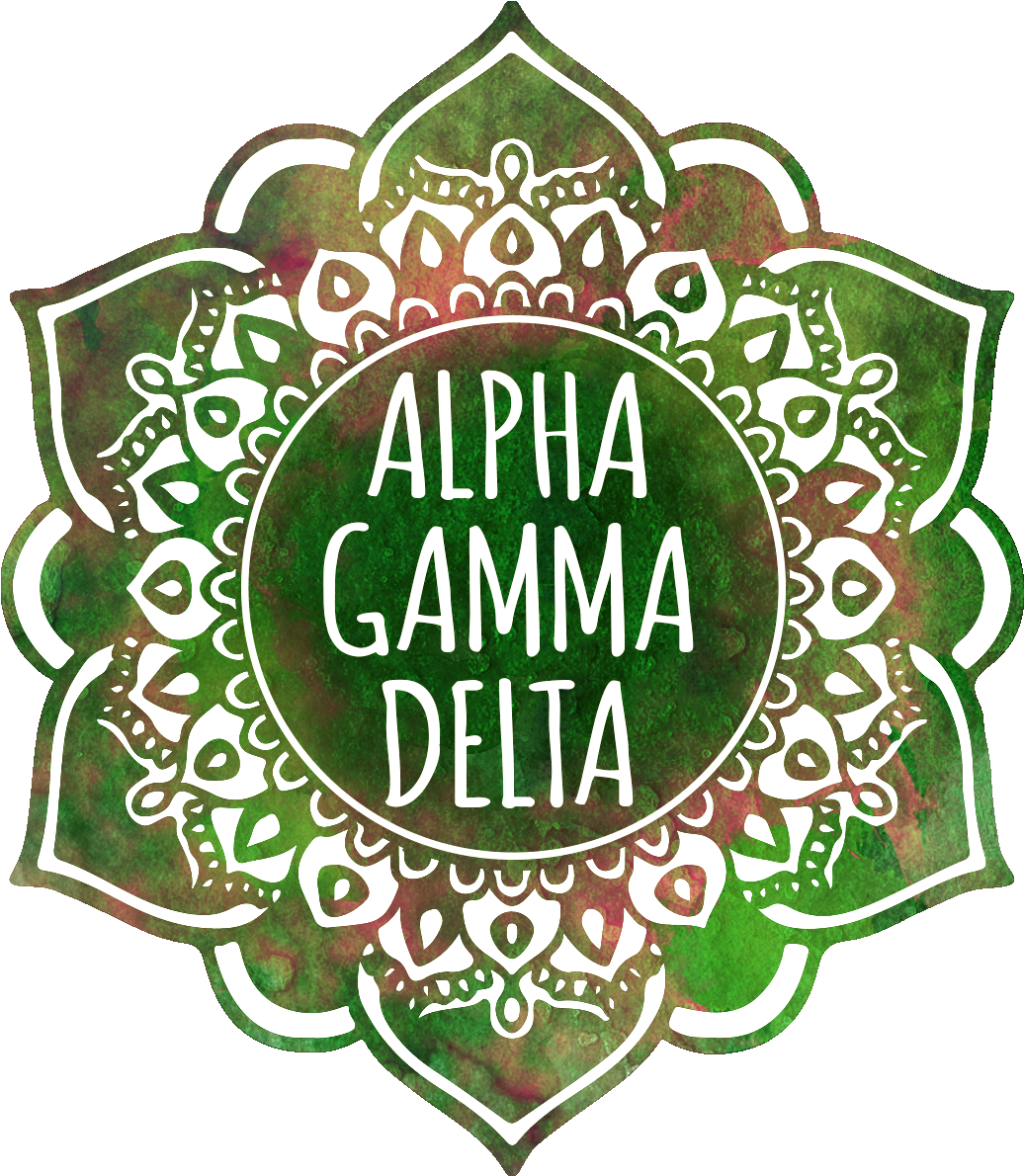 Alpha Gamma Delta Mandala Air Freshener 2/package - Gamma Phi Beta Background (1050x1200), Png Download