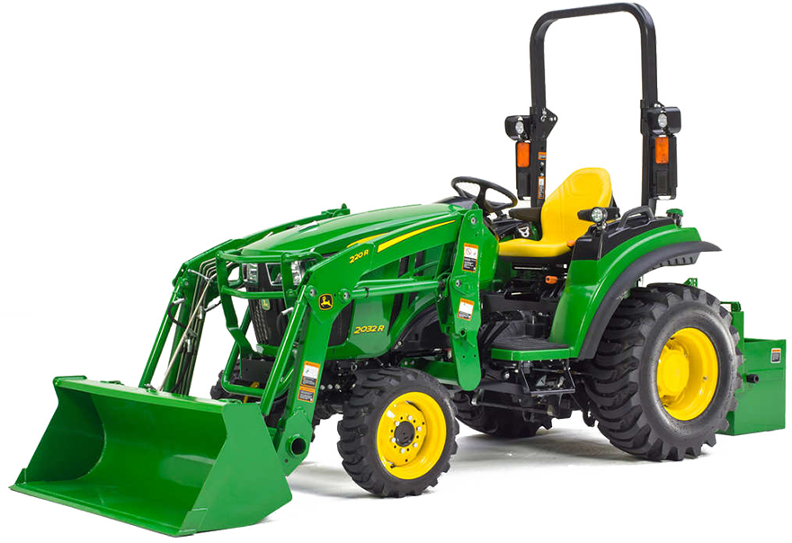 John Deere 2032r - 2017 John Deere 2032r (881x604), Png Download