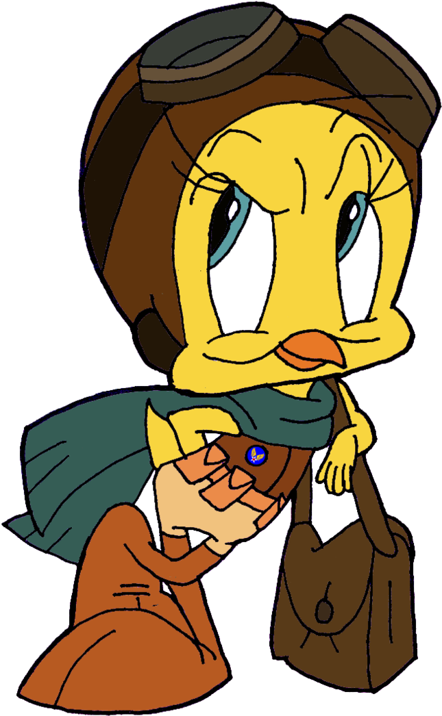 Ww2 Tweety Bird By Jmk-prime - Cartoon (645x1046), Png Download