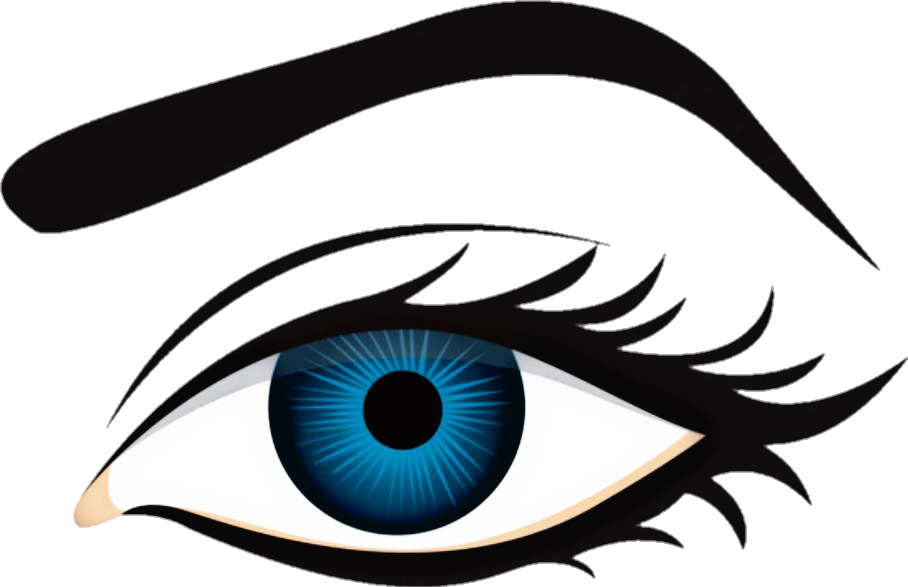 Eyebrow Clipart Colorful Eye - Eyebrow (908x587), Png Download