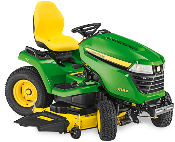 John Deere X584 Lawn Tractor 52251 P - John Deere D150 (729x525), Png Download