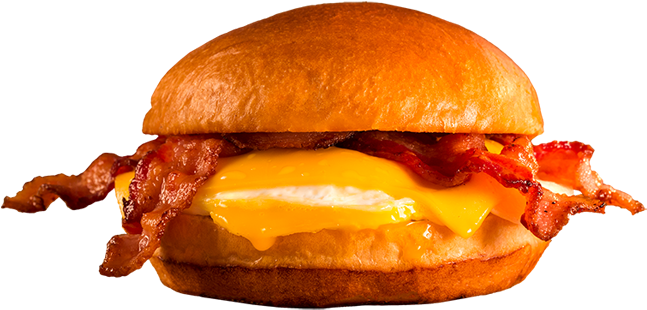 Bacon & Egg Sandwich - Fast Food (685x802), Png Download