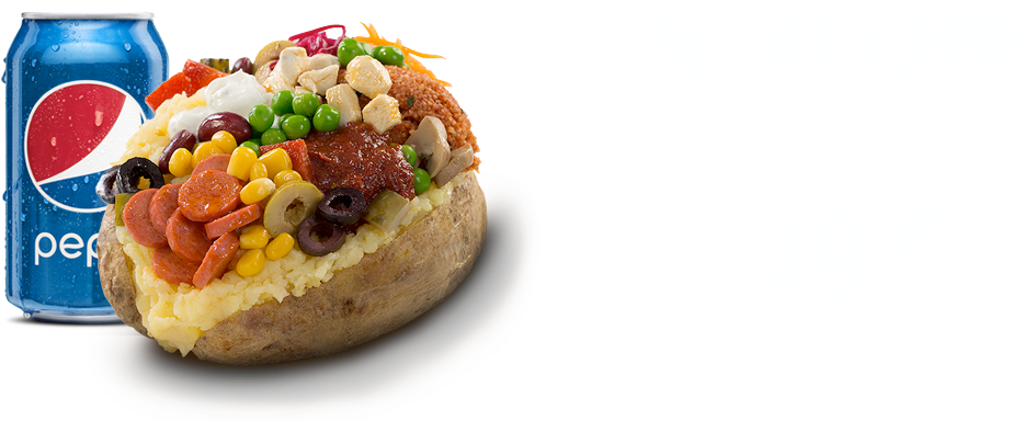 Baked Potato (1170x502), Png Download