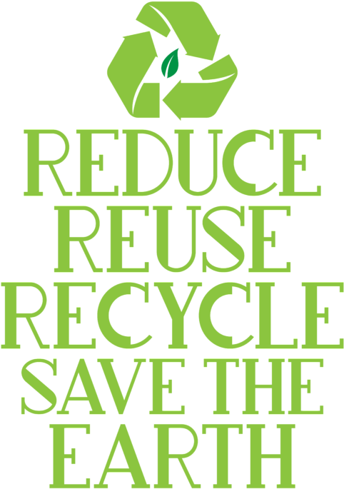 Reduce Reuse Recycle Save The - Graphic Design (583x700), Png Download