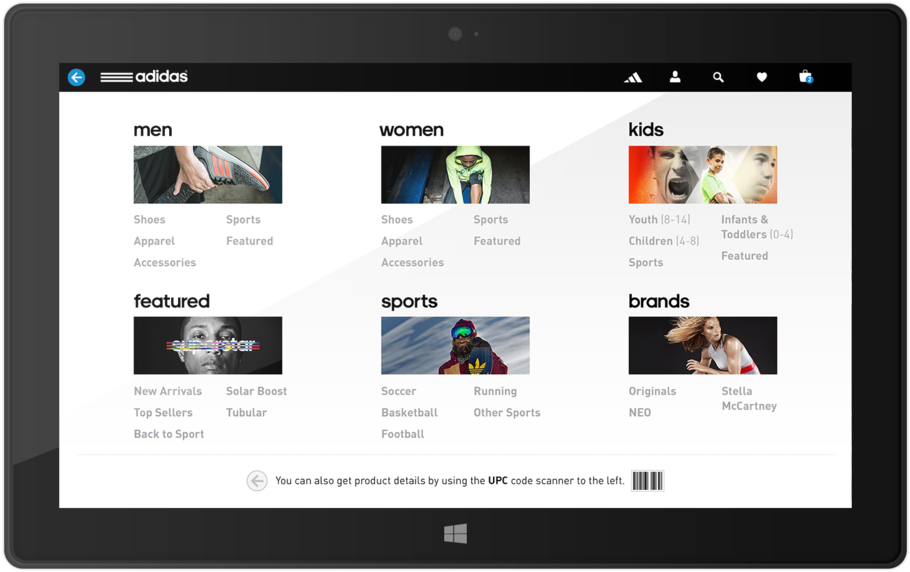 Microsoft Surface Menu - Website (1000x750), Png Download