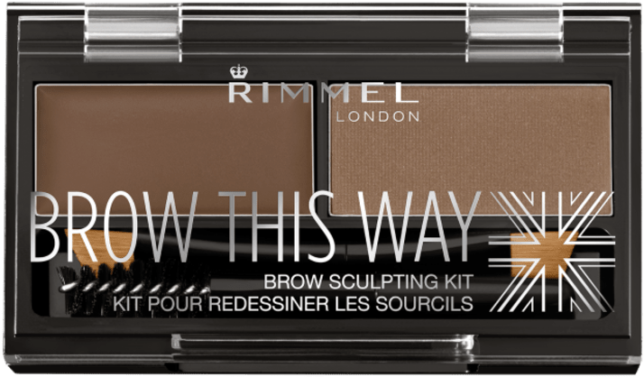 Brow This Way Eyebrow Sculpting Kit - Rimmel London Brow This Way (780x484), Png Download