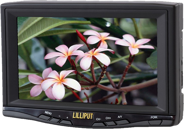 7 Inch Car Monitor Tft Lcd Tv With Av Input - Champey Flower (882x793), Png Download