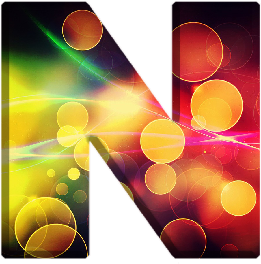 Alfabeto Decorativo Bokeh Png - Graphic Design (1000x1000), Png Download