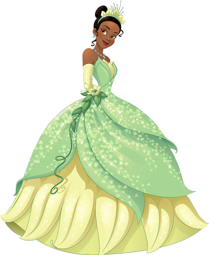 Princess Tiana - Disney Princess Tiana (891x1089), Png Download