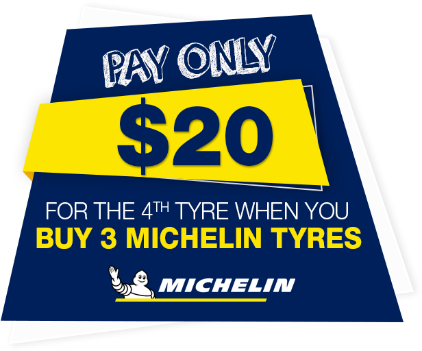 Michelin Pay Only $20 - Graphic Design (691x563), Png Download