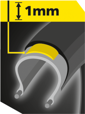 Michelin Protek Puncture Resistant City Tyre - Multimedia Software (1250x1000), Png Download
