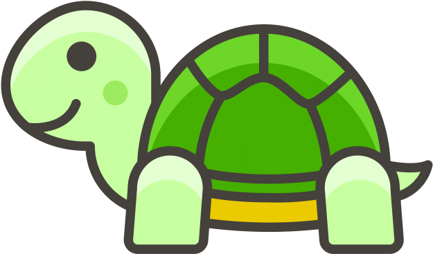 Turtle Emoji Icon - Schildpad Emoji (866x650), Png Download