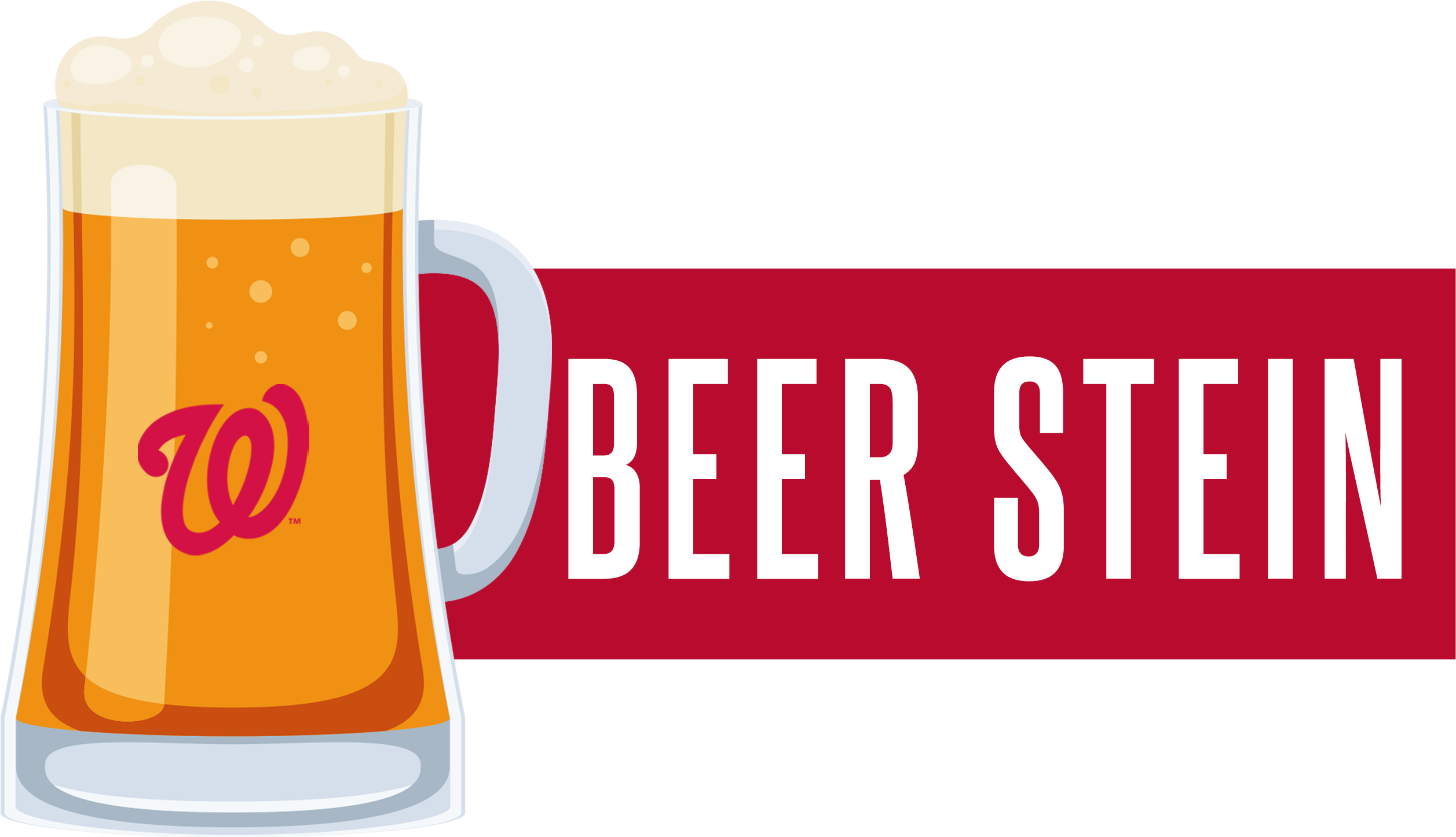 Nationals Beer Stein - Washington Nationals (2608x2808), Png Download