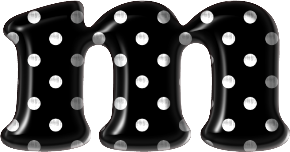 B *✿* Maria Jose, Polka Dot Letters, Polka Dots, - Polka Dot (970x530), Png Download