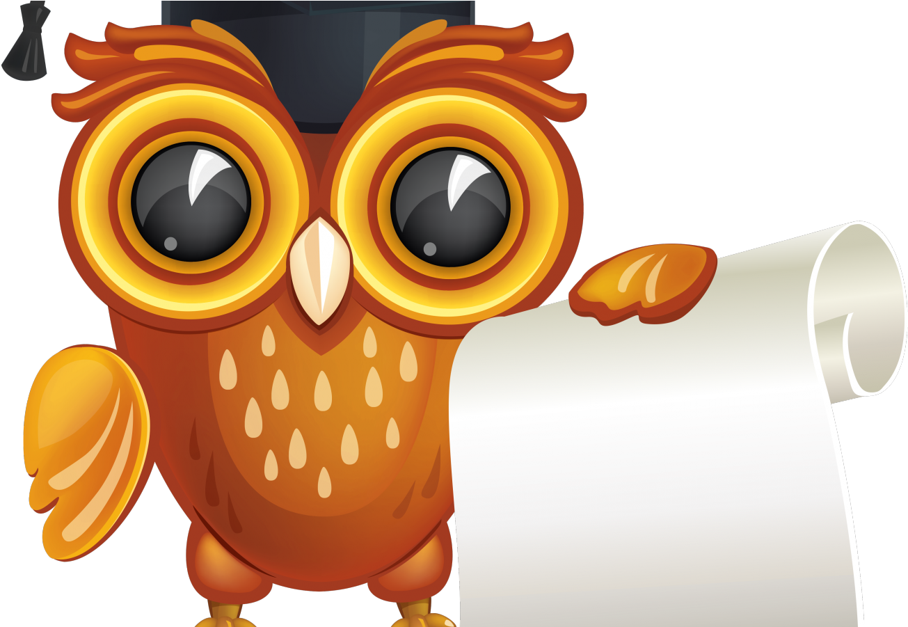 Background Ppt Owl Kartun Smart (1440x900), Png Download