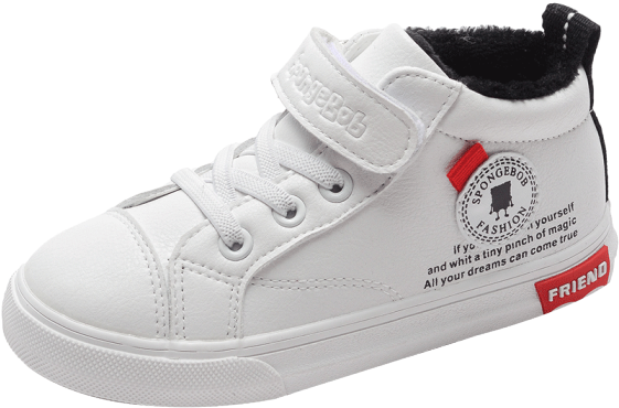 Chunchuntu 2018 Winter Children Fashion High Top Sneaker - Skate Shoe (560x560), Png Download